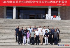 我校1982级机电系纺织机械设想专业校友结