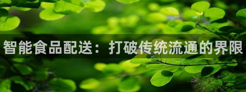 旺财28软件堵什么反什么：智能食品配送：打破传统流通的界限